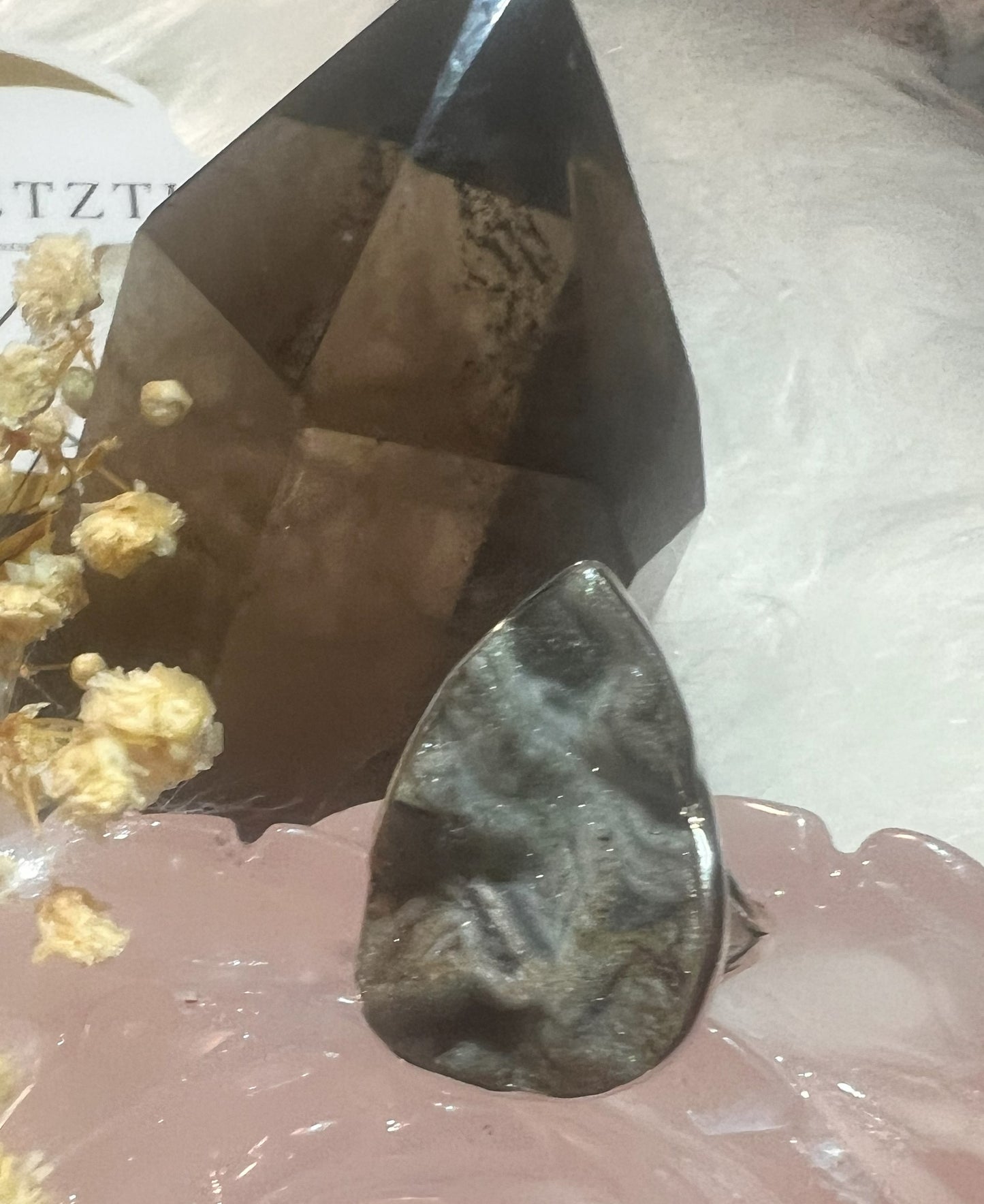 Mystic Glow: Chalcedony Druzy Sterling Silver ring