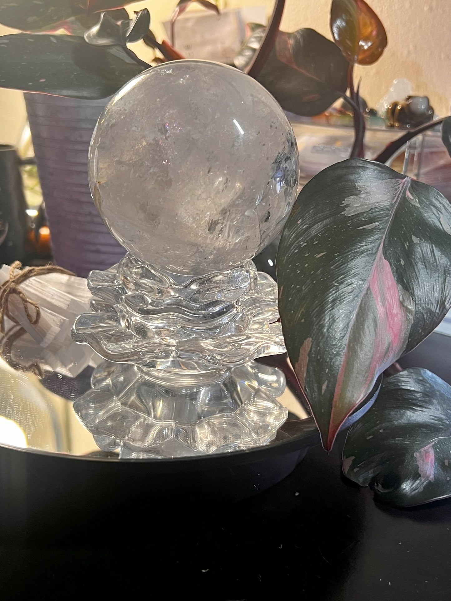 Ethereal Clear Quartz Sphere