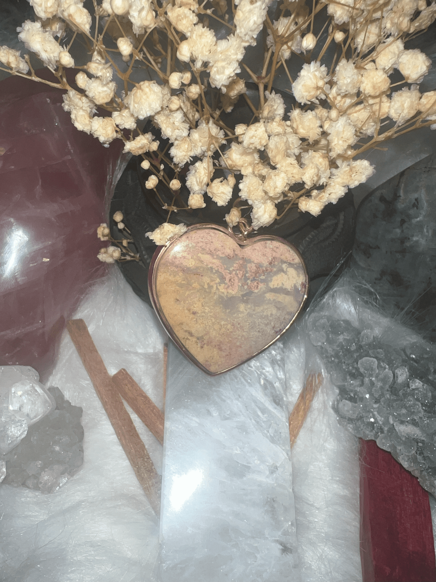 Earth's Embrace Heart Pendant