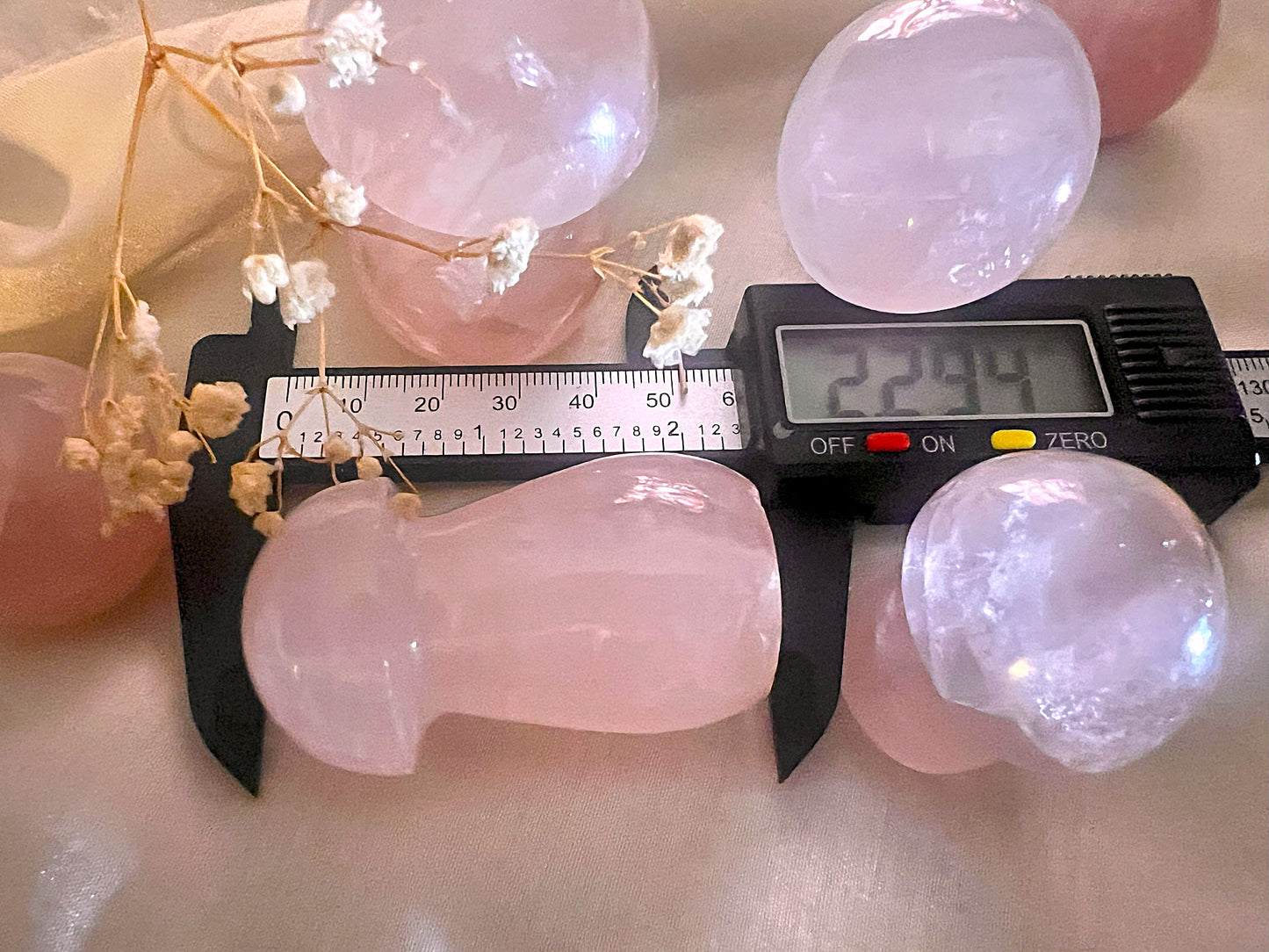 Rose Quartz Mushroom Carving: Whimsical Love