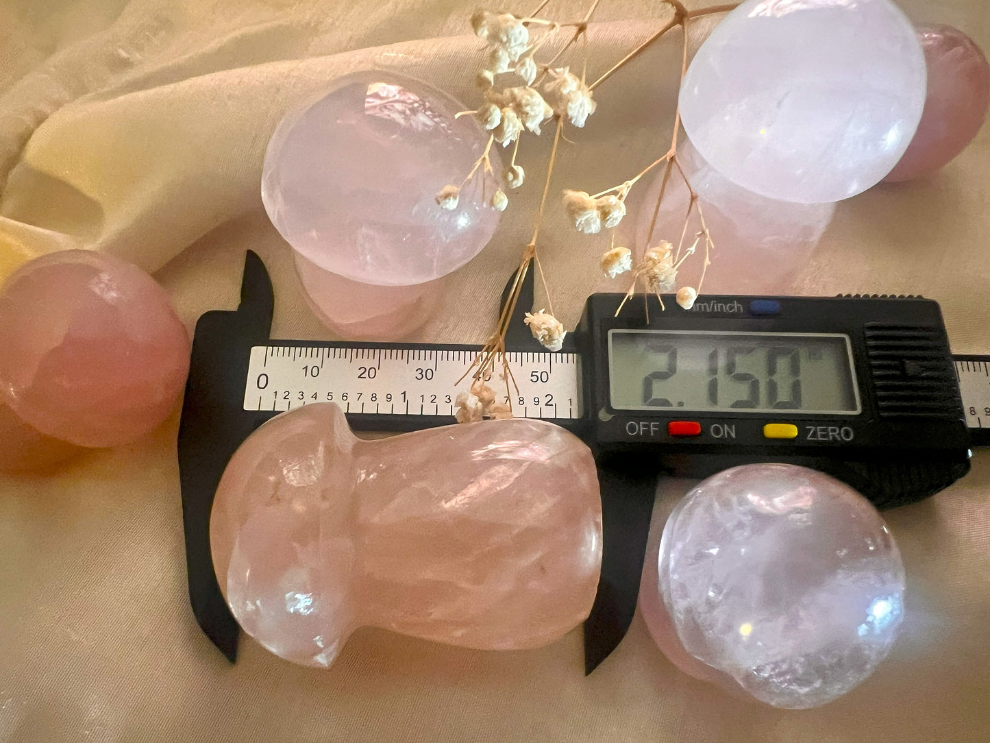 Rose Quartz Mushroom Carving: Whimsical Love