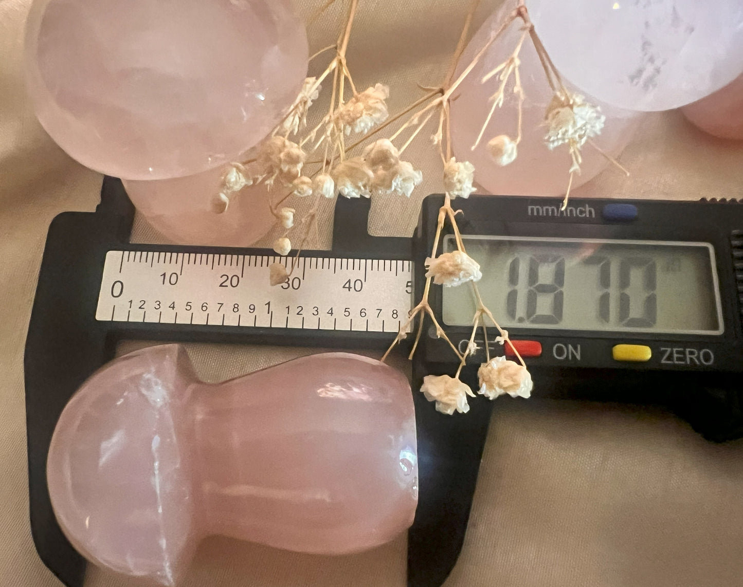 Rose Quartz Mushroom Carving: Whimsical Love