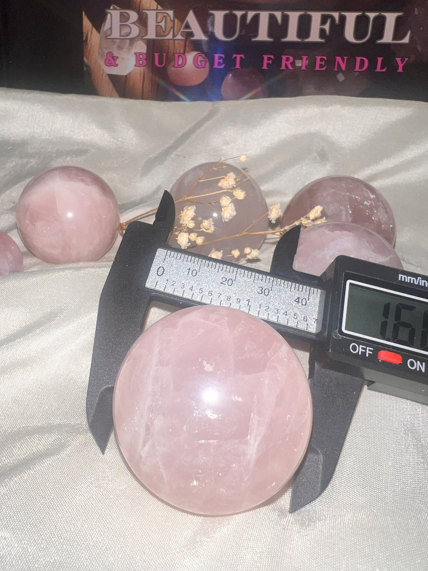 Rose Quartz Spheres