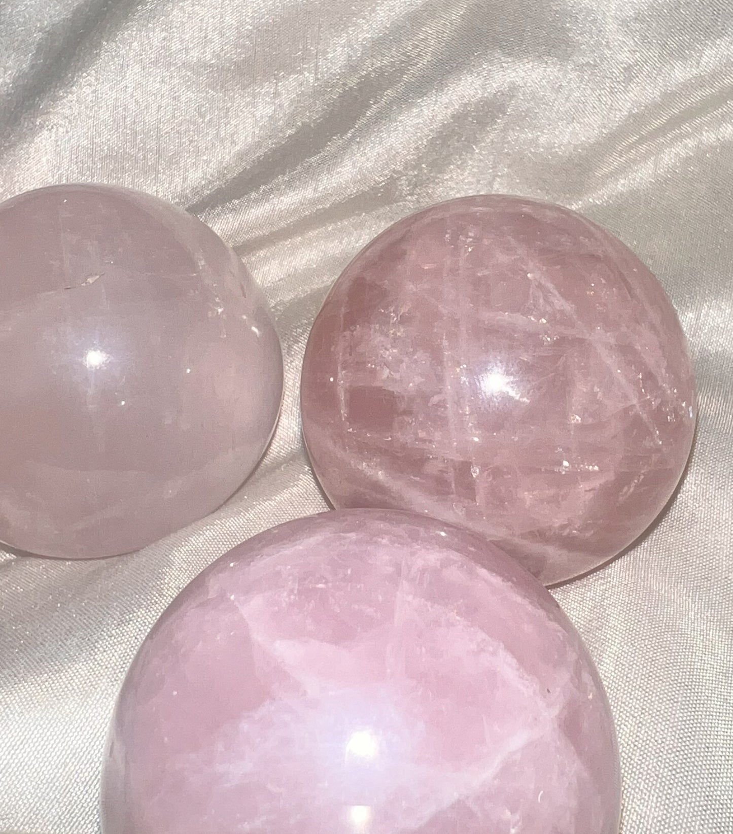 Rose Quartz Spheres