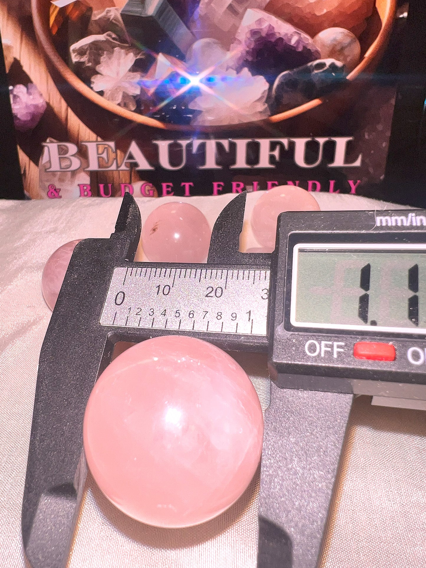 Rose Quartz Spheres