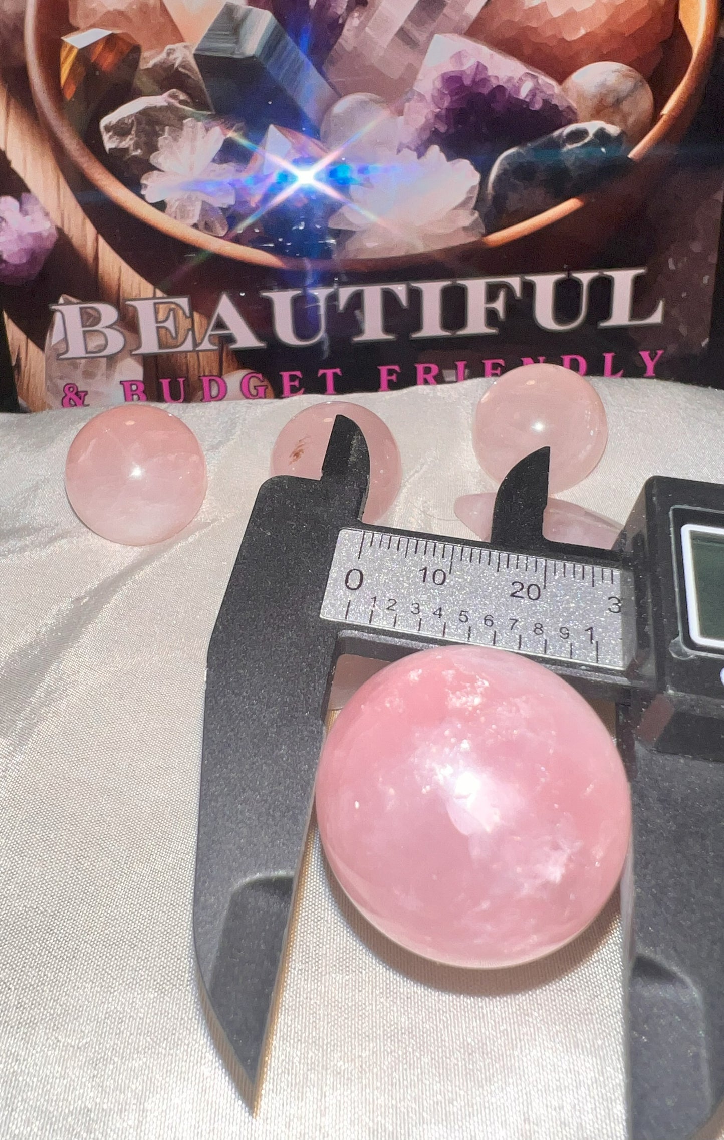 Rose Quartz Spheres