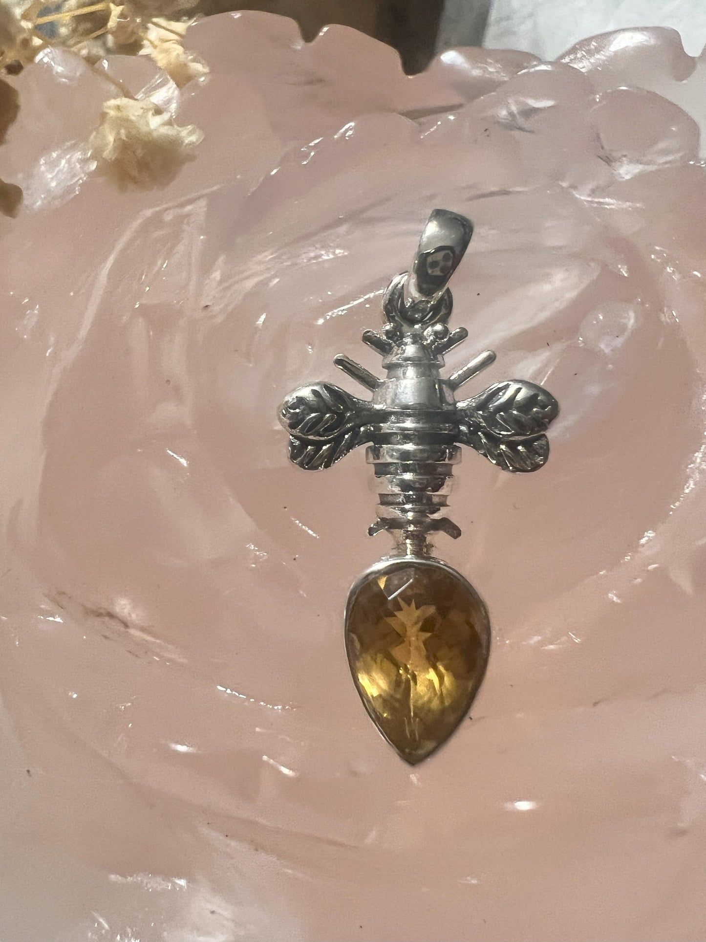 Golden Glow Bee Pendant: A Buzz of Elegance and Energy