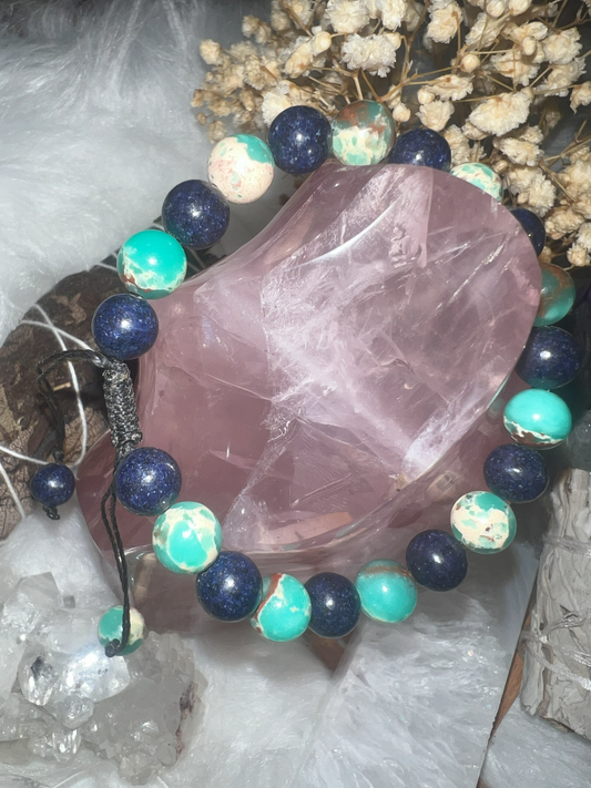 Guide me toward success 3 stone Bracelet