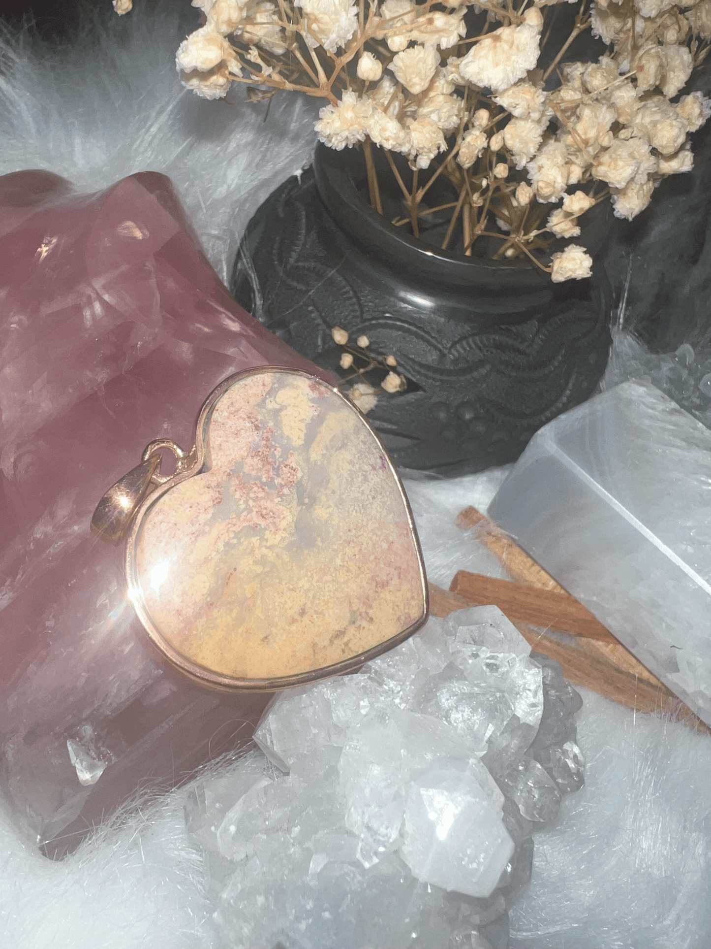 Earth's Embrace Heart Pendant