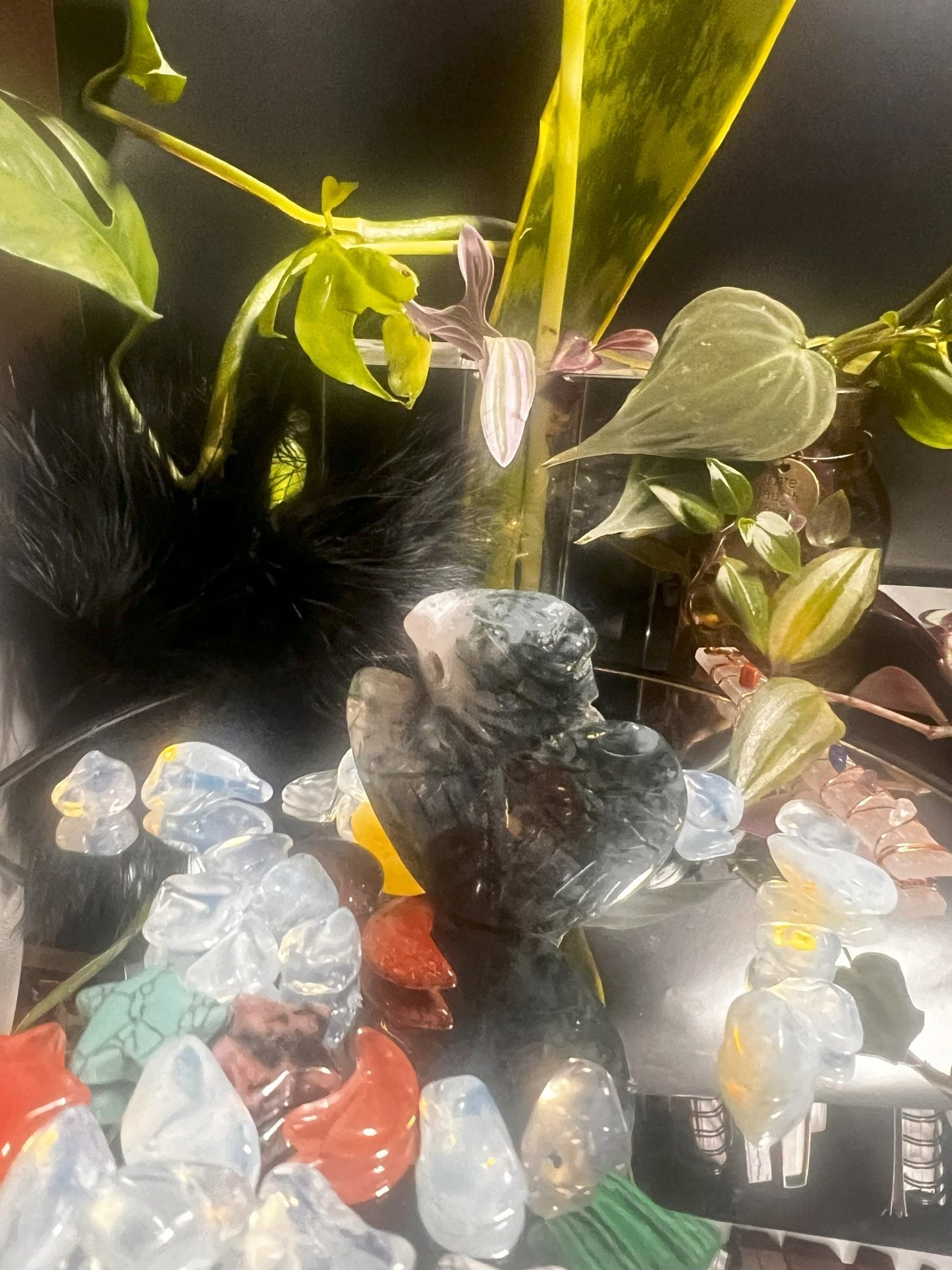 Moss Agate Owl