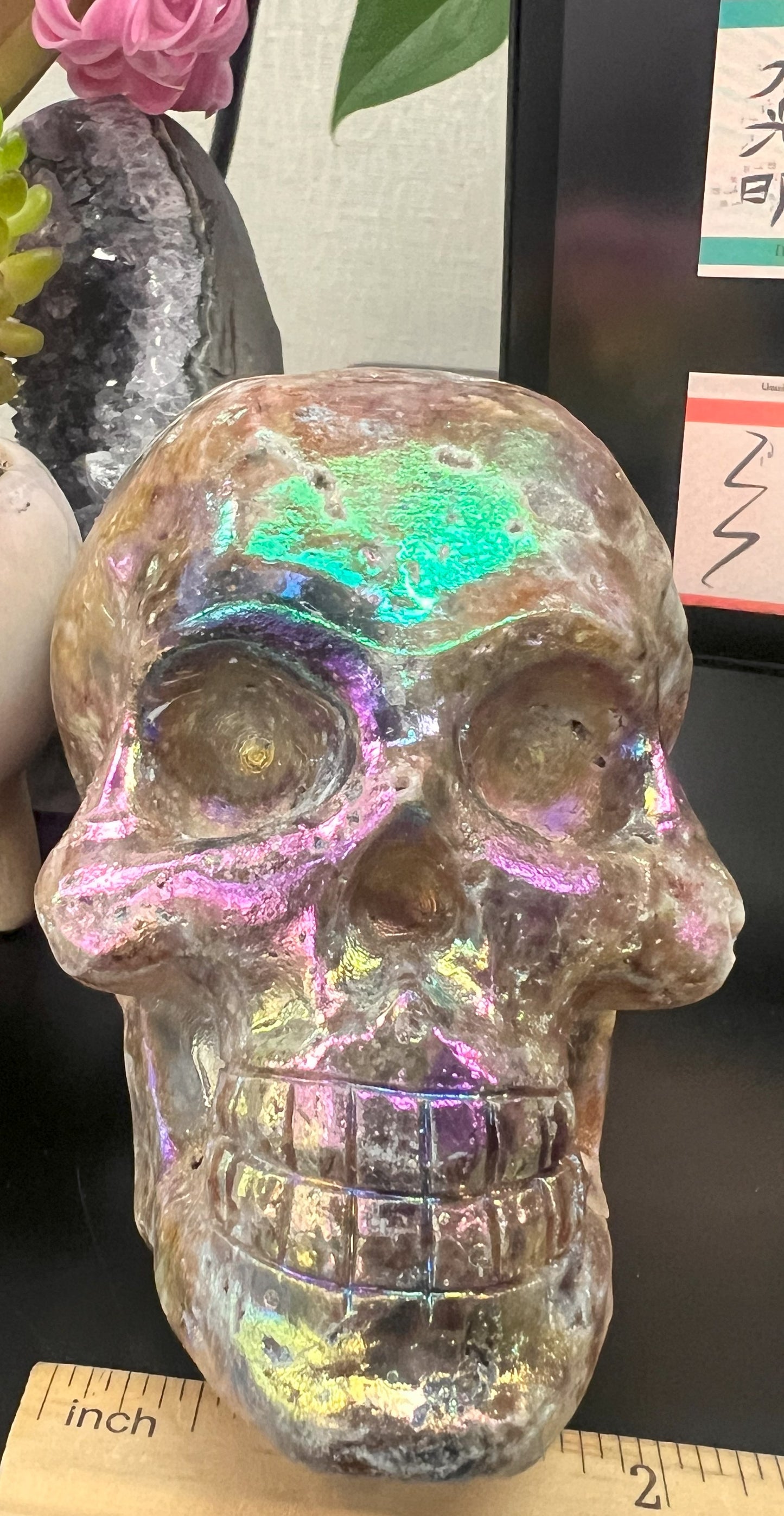 Aura Spherulite Skull