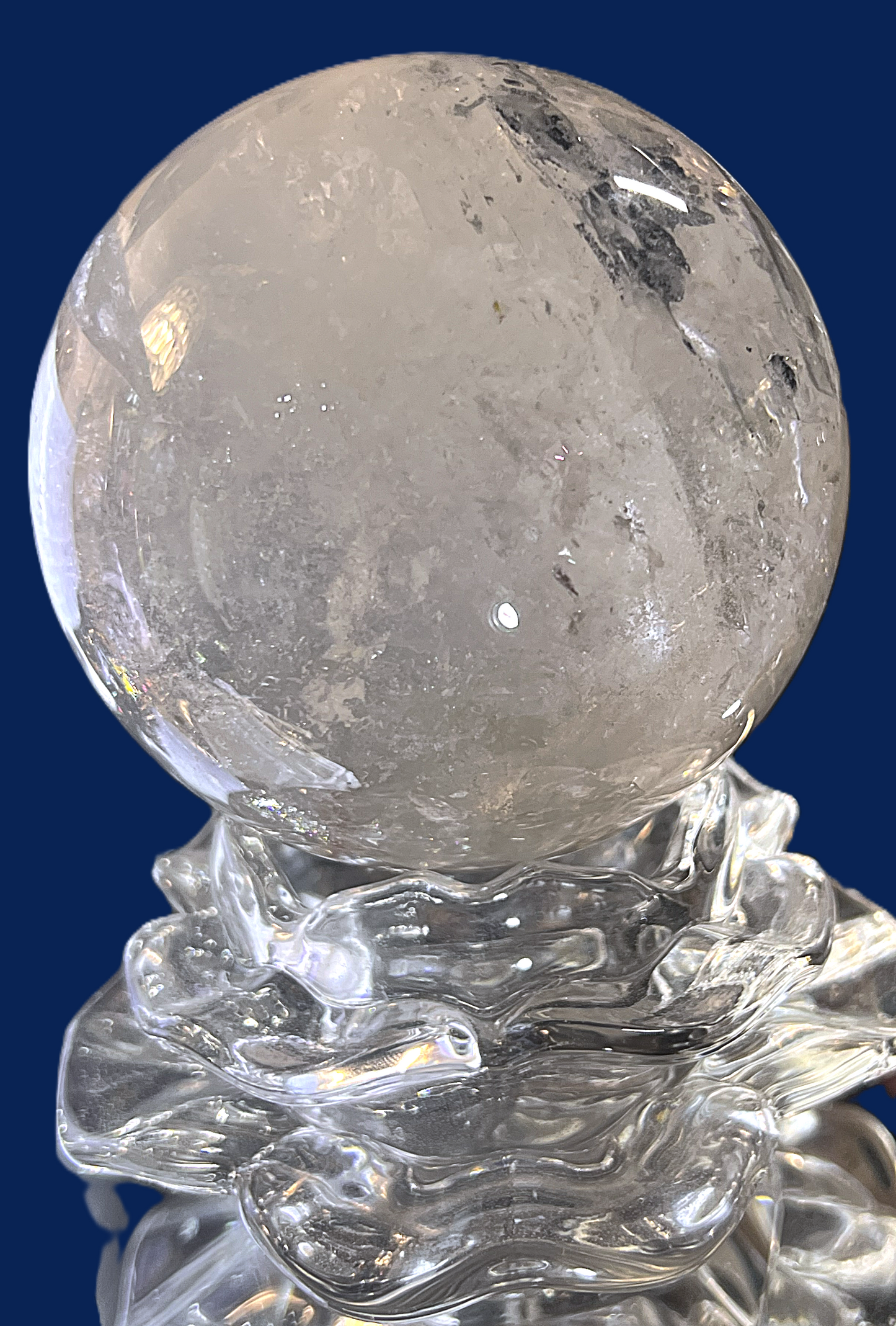 Ethereal Clear Quartz Sphere