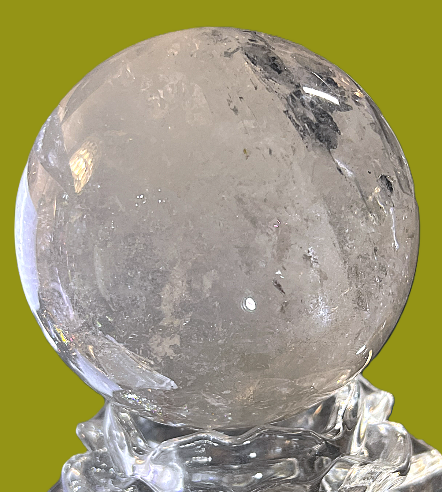 Ethereal Clear Quartz Sphere