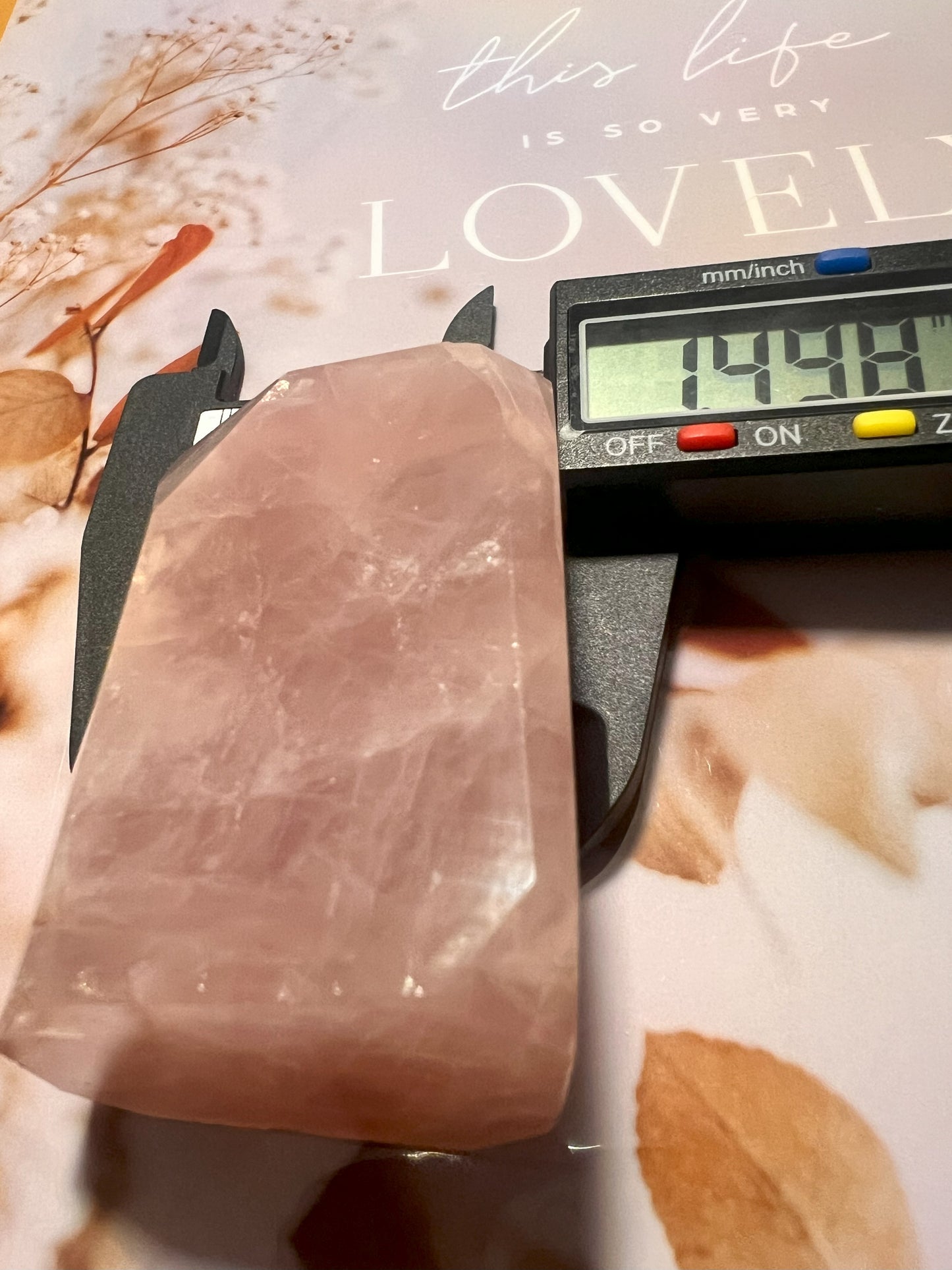 Faceted Free-Form Rose Quartz Carving
