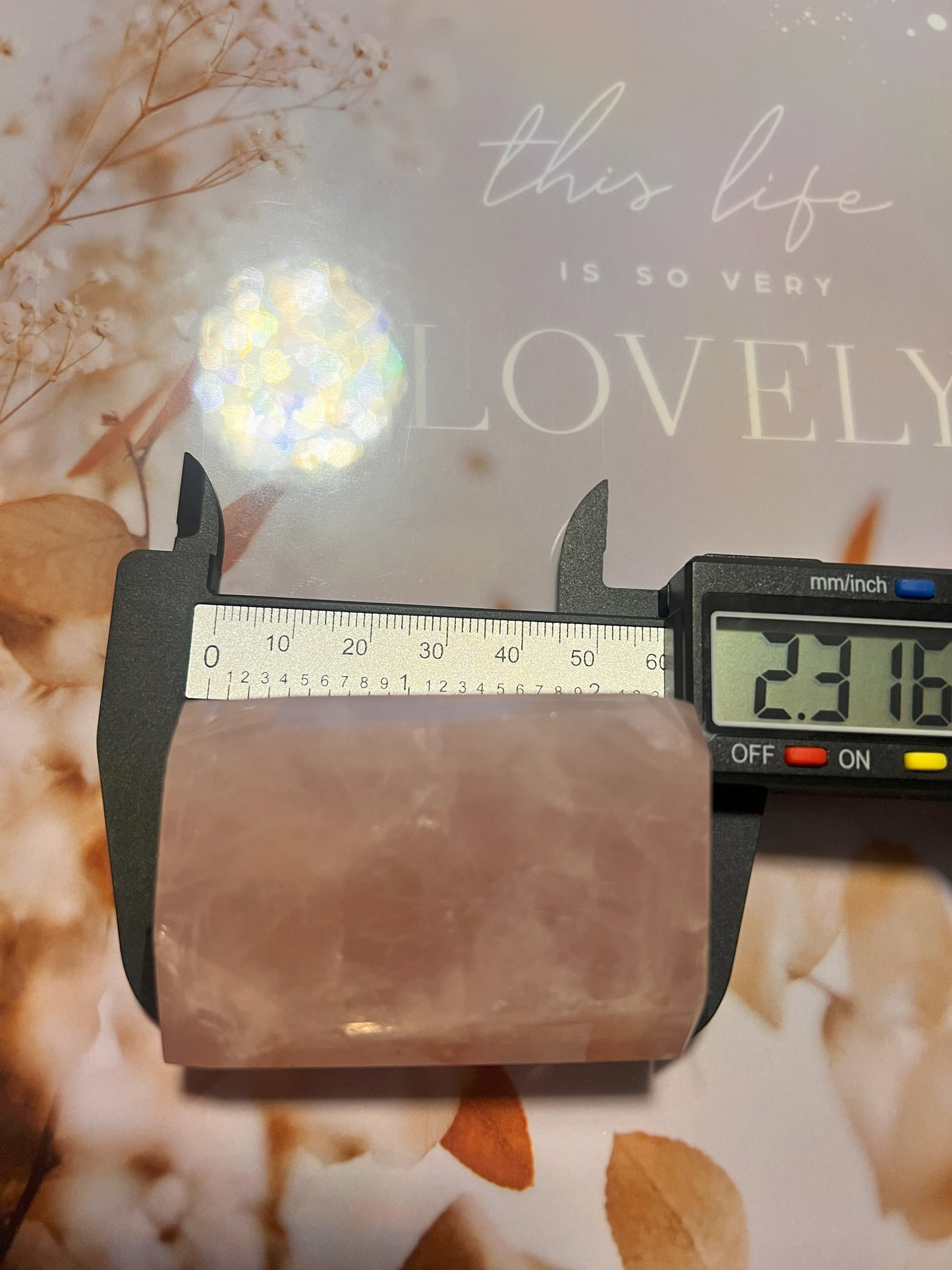 Faceted Free-Form Rose Quartz Carving